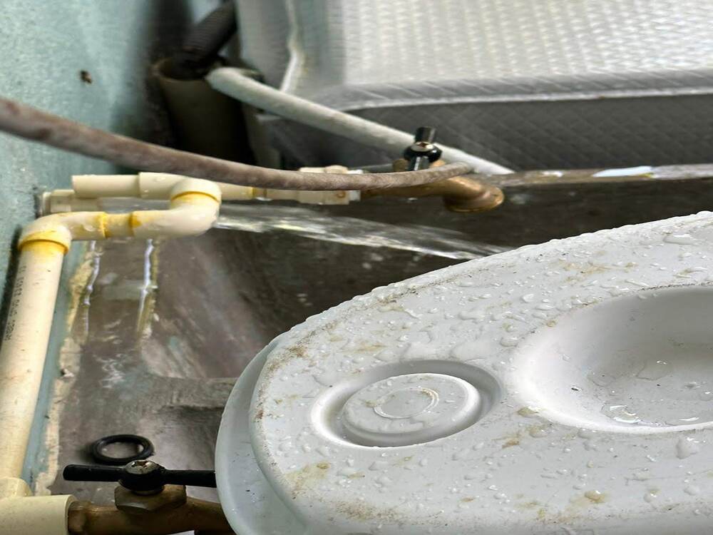 Reparación de fuga de agua